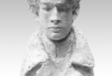 Moule du buste de Nelligan exposé au square Saint-Louis, tout près de l’ancienne demeure du poète située avenue Laval, © Pointe-à-Callière
